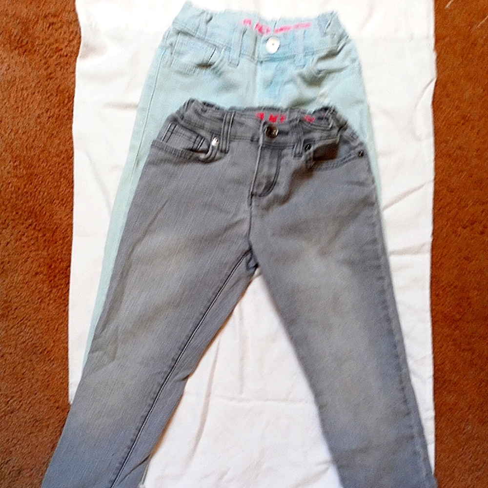 2 Girls Children Place Size 6 Super Skinny Jeans